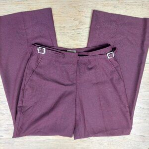 Anthropologie Elevenses size 10 wool blend plaid trousers pants